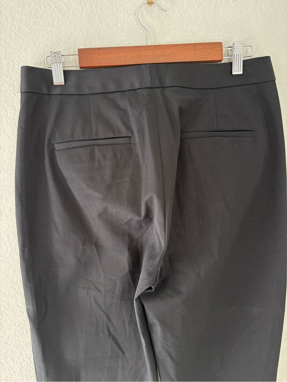 Banana Republic High Rise Slim Ankle Pants Black Bi-Stretch Work Wear Size 10 - Picture 3 of 8